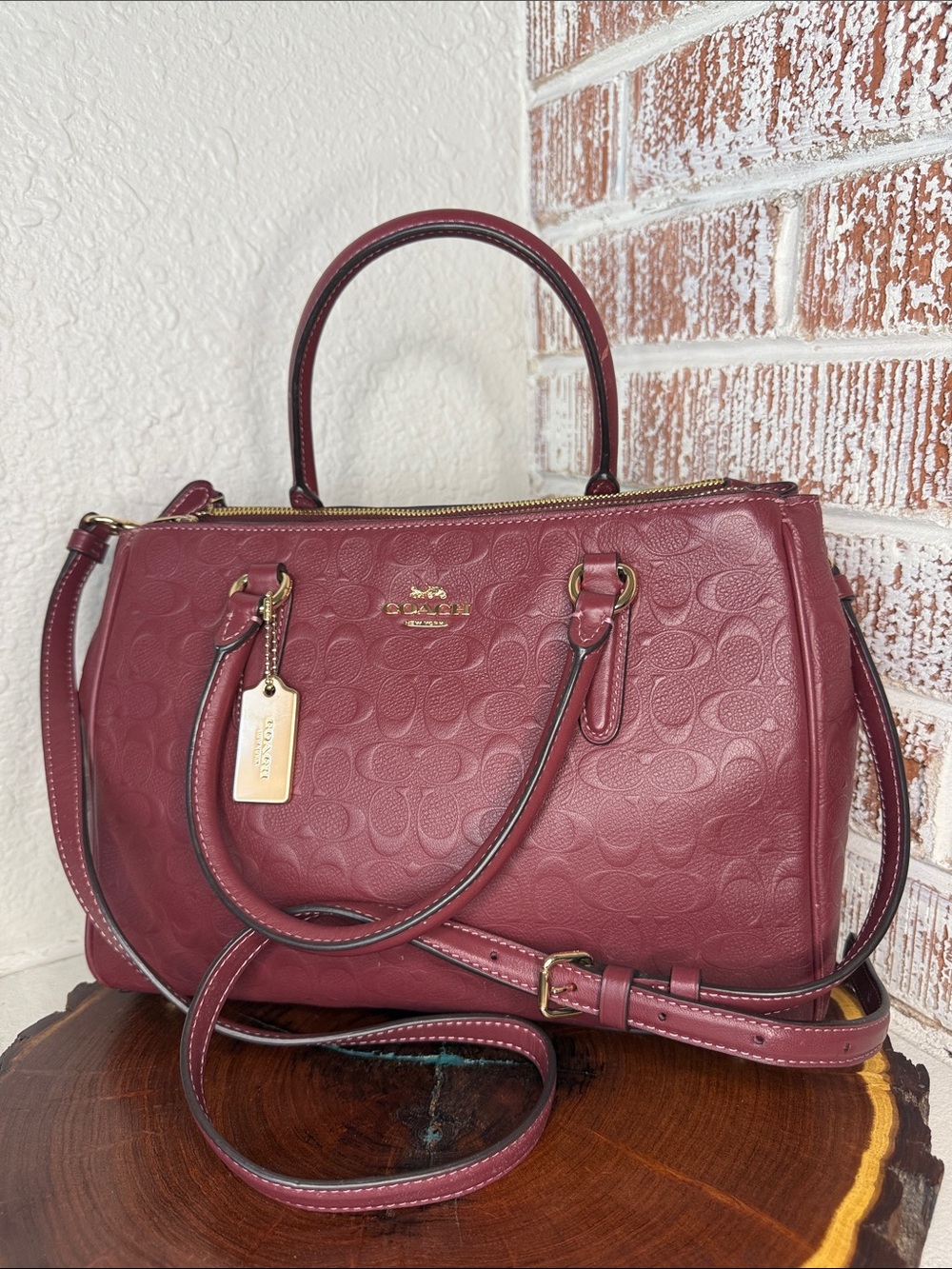 COACH SURREY CARYALL IN SIGNATURE LEATHER